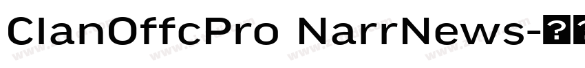 ClanOffcPro NarrNews字体转换